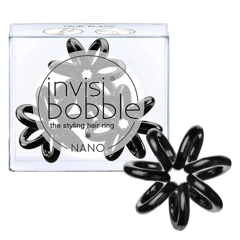 Invisibobble Nano True Black 3-pack