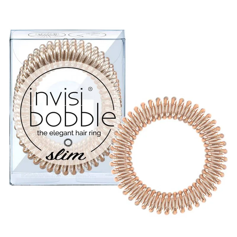 Invisibobble Slim Bronze Me Pretty   3 stk.