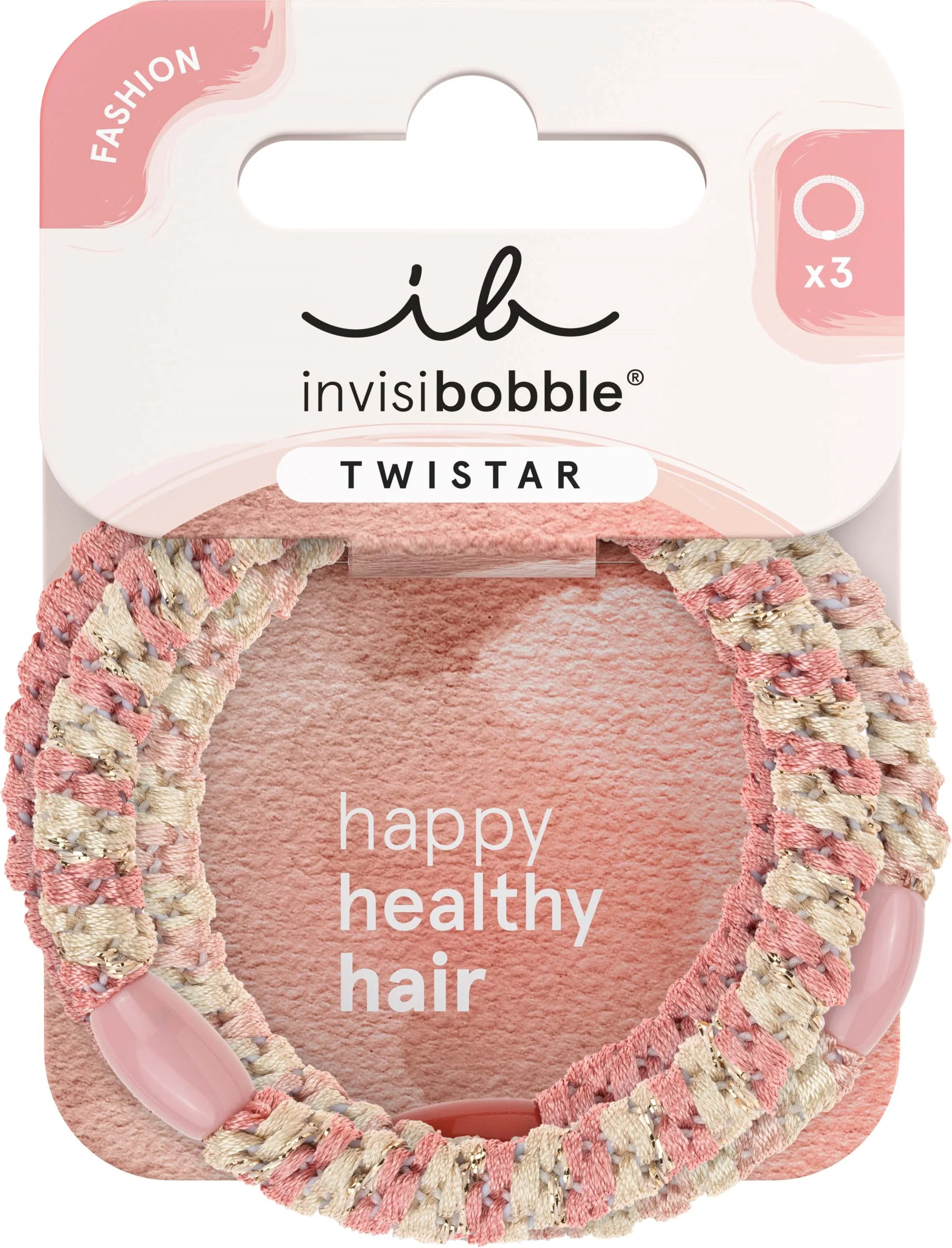 Invisibobble Twistar Blush Braids 3 kpl