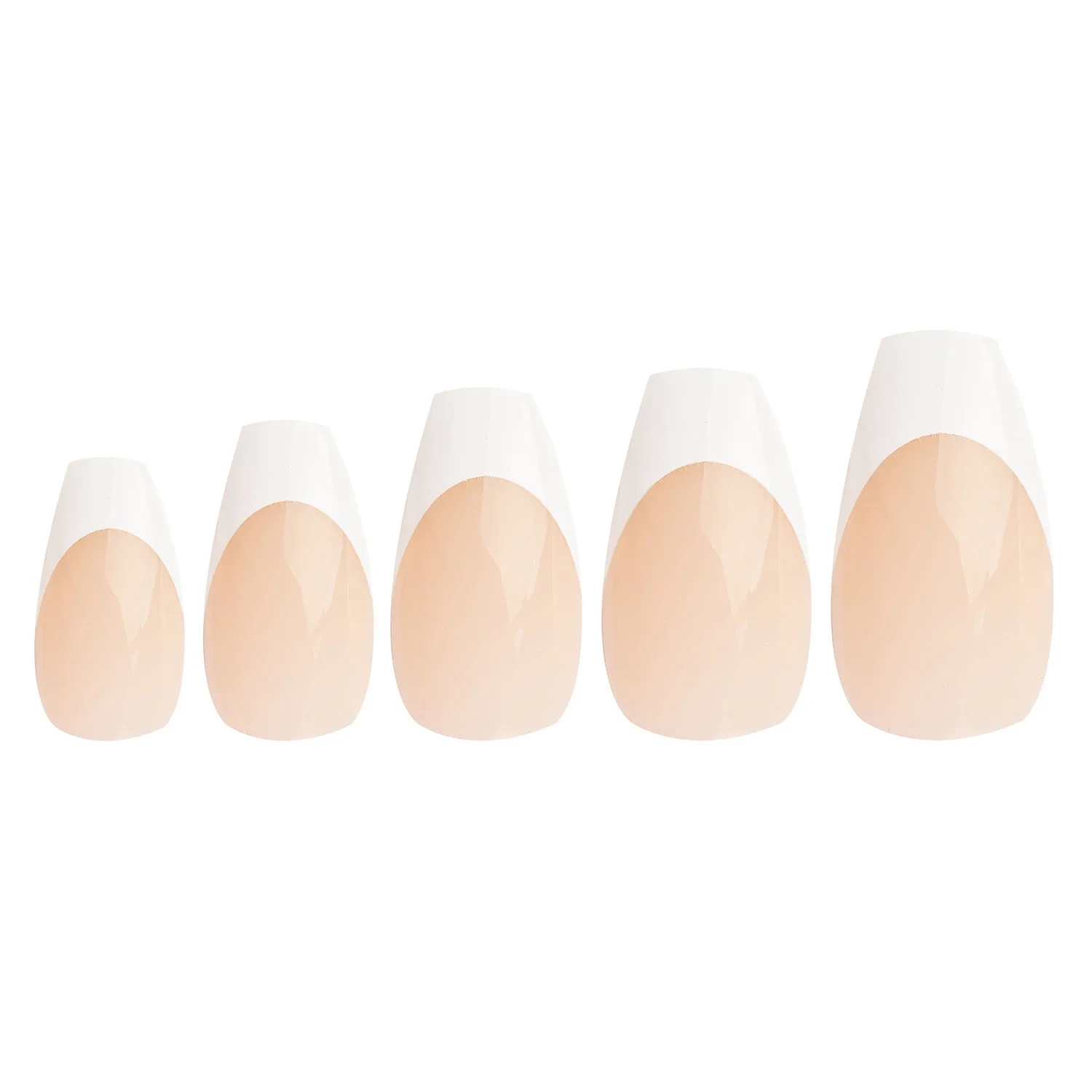 Invogue Bare French Coffin Nails 24 kpl