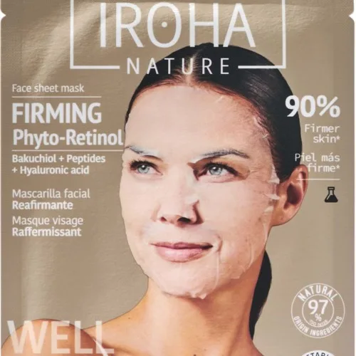 IROHA NATURE Firming Phyto-Retinol Face Sheet Mask