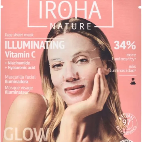 IROHA NATURE Illuminating Vitamin C Face Sheet Mask