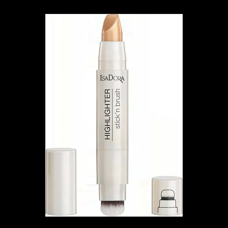 IsaDora Highlighter Stick'n Brush 23 Bronze Shimmer (3.6 g)