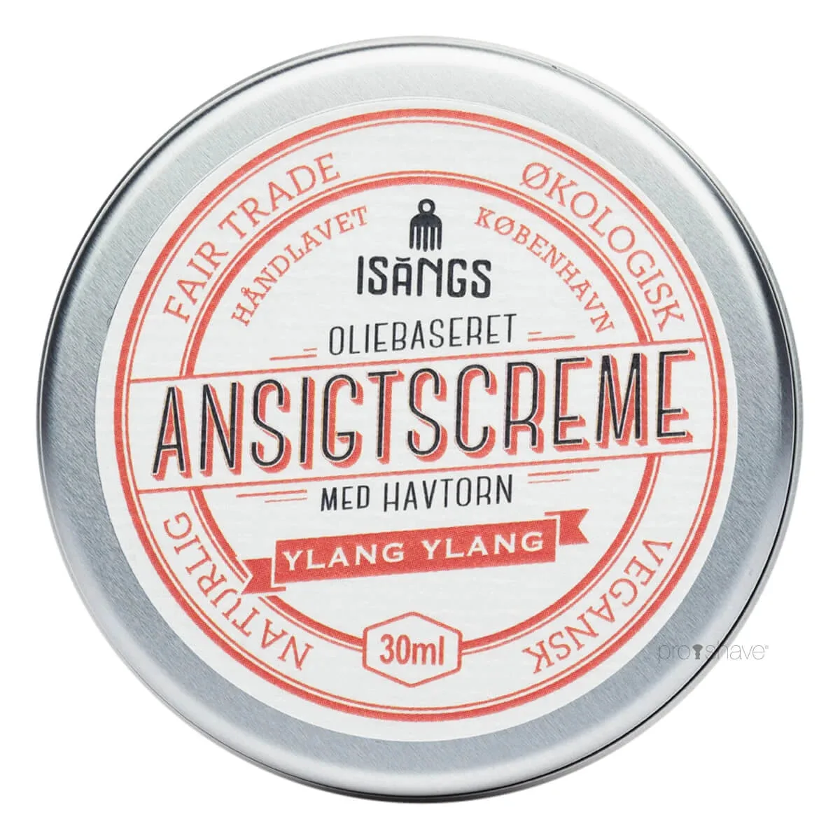 Isangs Ansigtscreme med Havtorn, Ylang Ylang, 30 ml.