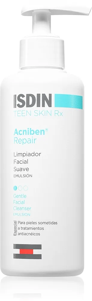 ISDIN Acniben Gentle Facial Cleanser Mild rensende emulsion til problematisk hud, akne 180 ml