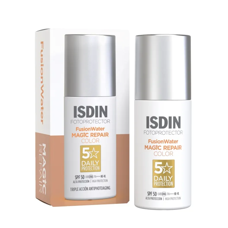 ISDIN Fotoprotector FusionWater MAGIC Repair Color LSF 50 50 ml Creme