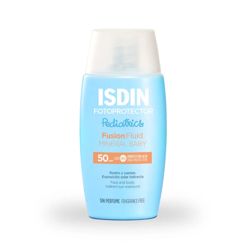 ISDIN Fotoprotector Pediatrics Fusion Fluid MINERAL BABY LSF 50 50 ml Emulsion