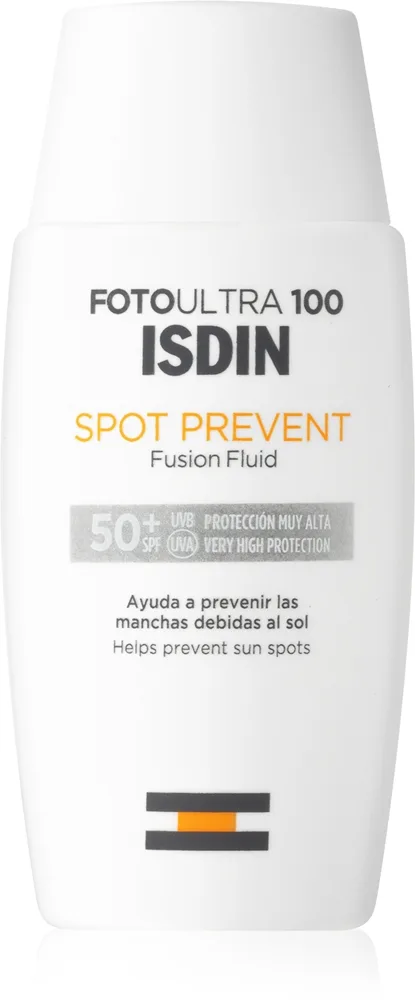 ISDIN FotoUltra 100 Spot Prevent Solkräm för behandling av pigmentfläckar SPF 50+ 50 ml