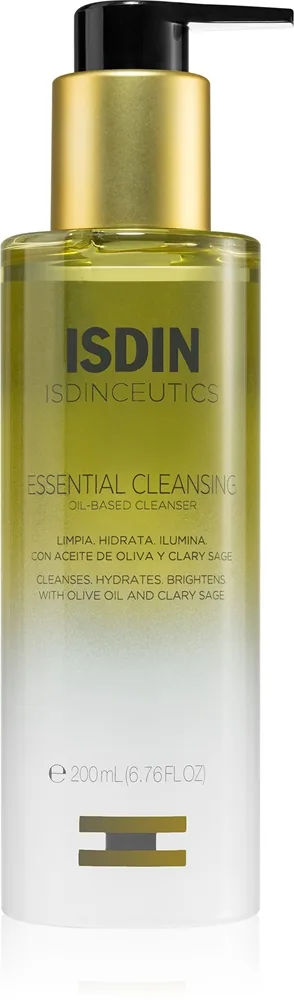 ISDIN Isdinceutics Essential Cleansing Dybderensende olie med fugtgivende virkning 200 ml