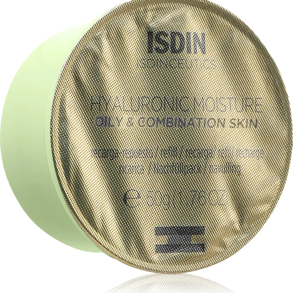 ISDIN Isdinceutics Hyaluronic Moisture Oily and Combination Skin Fuktgivande dagkräm för fet och blandhud Påfyllning 50 g