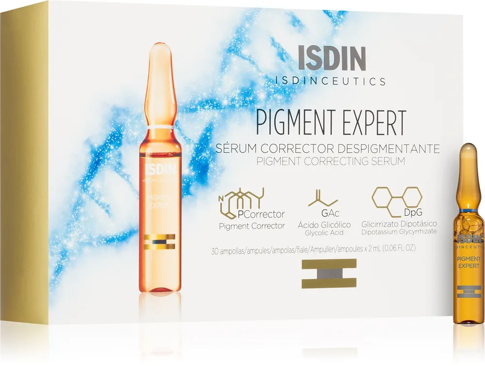 ISDIN Isdinceutics Pigment Expert vaalentava korjausseerumi pigmenttiläiskiä vastaan 30x2 ml