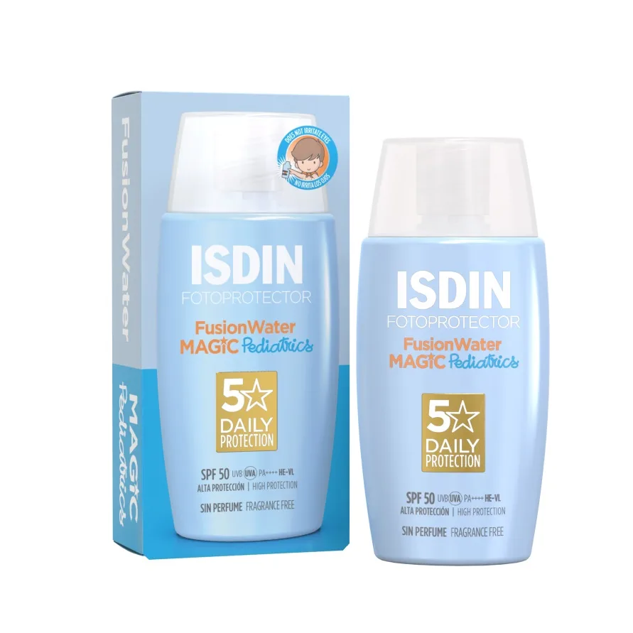 ISDIN Pediatrics FusionWater MAGIC Kinder Sonnencreme 50 50 ml Emulsion