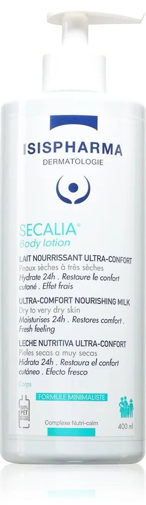 ISISPHARMA Secalia Body Lotion Intensivt fuktgivande kroppslotion för extremt torr hud 400 ml