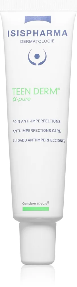 ISISPHARMA Teen Derm α-pure Lokal behandling för att behandla hudbristningar 30 ml