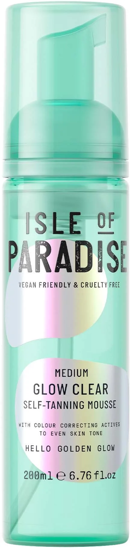 Isle Of Paradise Glow Clear Self Tanning Mousse Medium