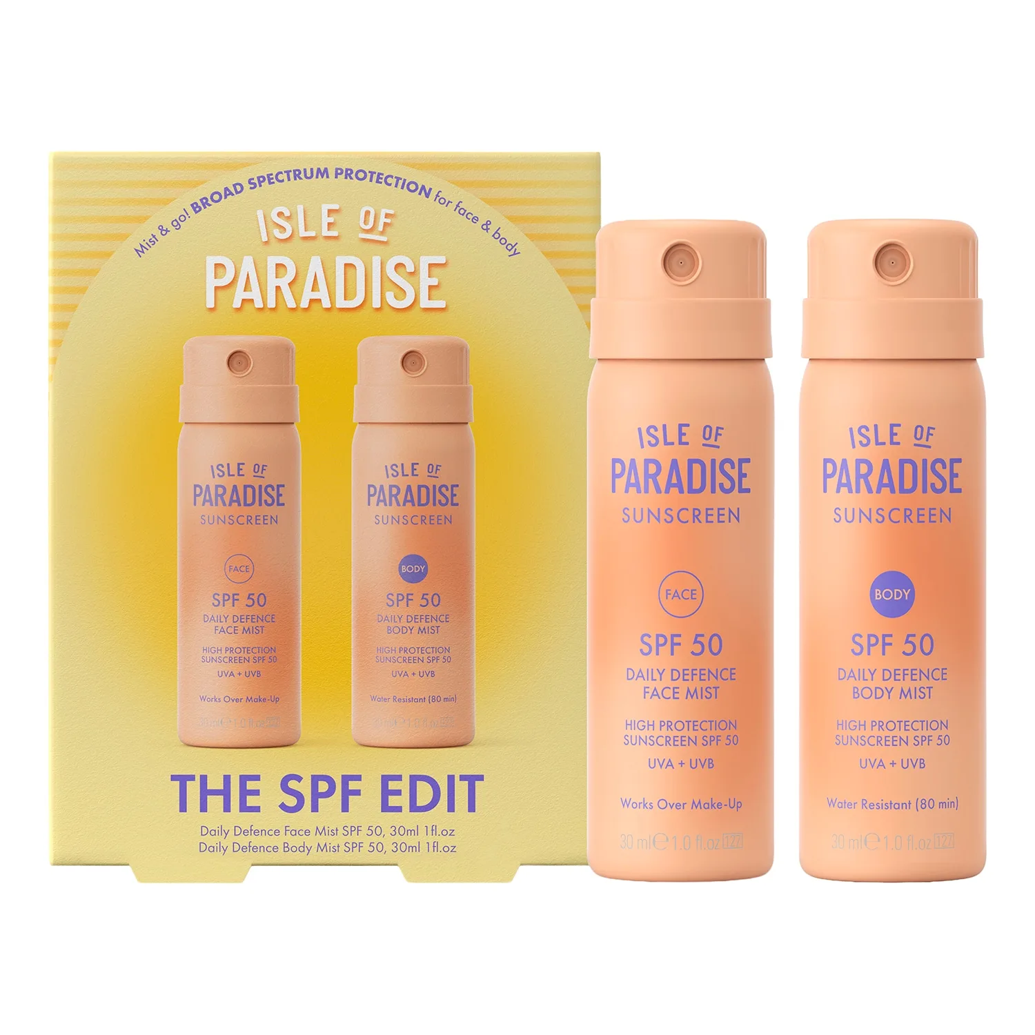 SPF Edit - Skyddande Mist SPF för ansikte och kropp