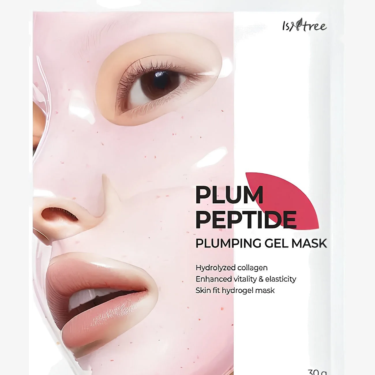 Isntree Plum Peptide Plumping Gel Mask - Nude - 1 EA