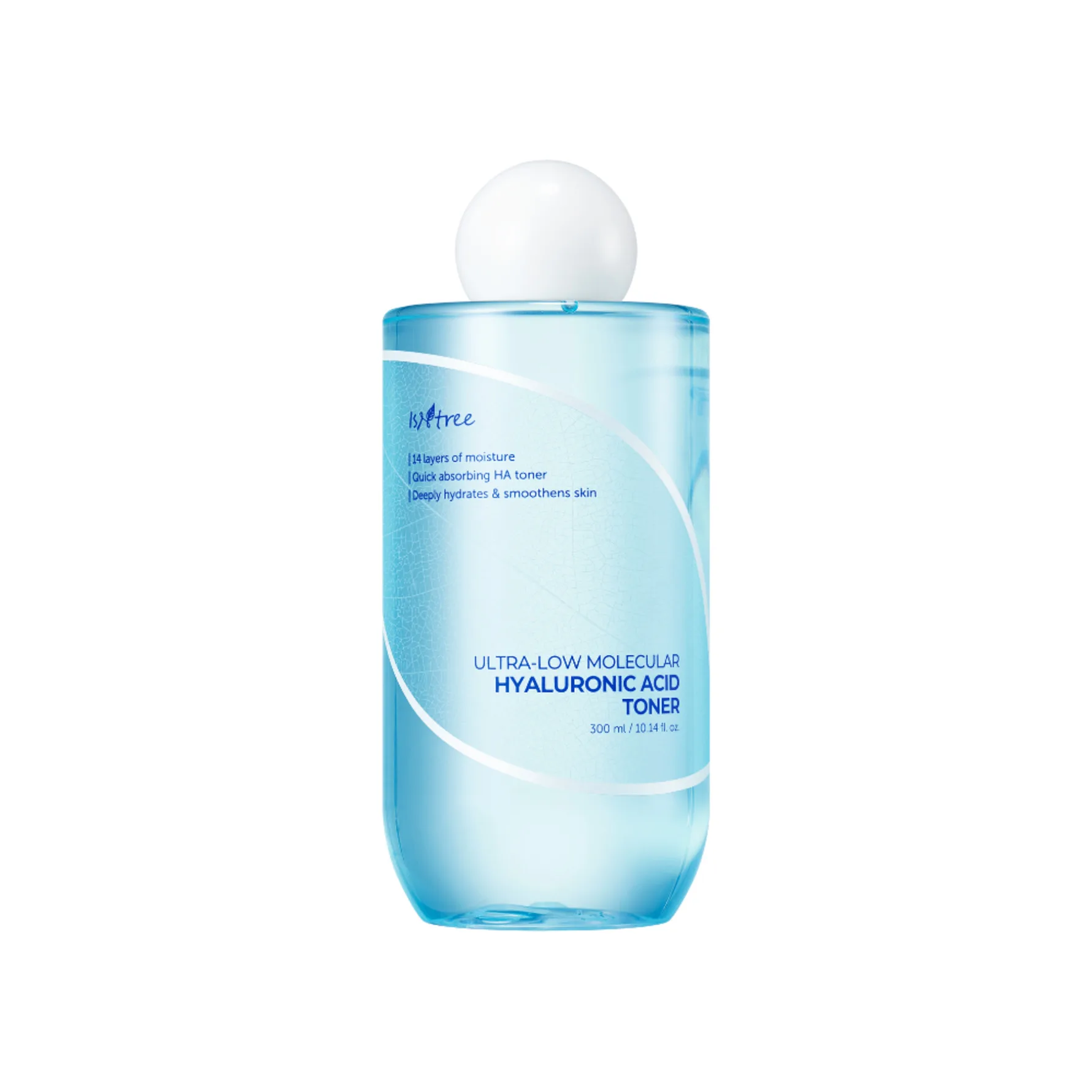 Isntree Ultra Low Molecular Hyaluronic Acid Toner - Nude - 300 ML