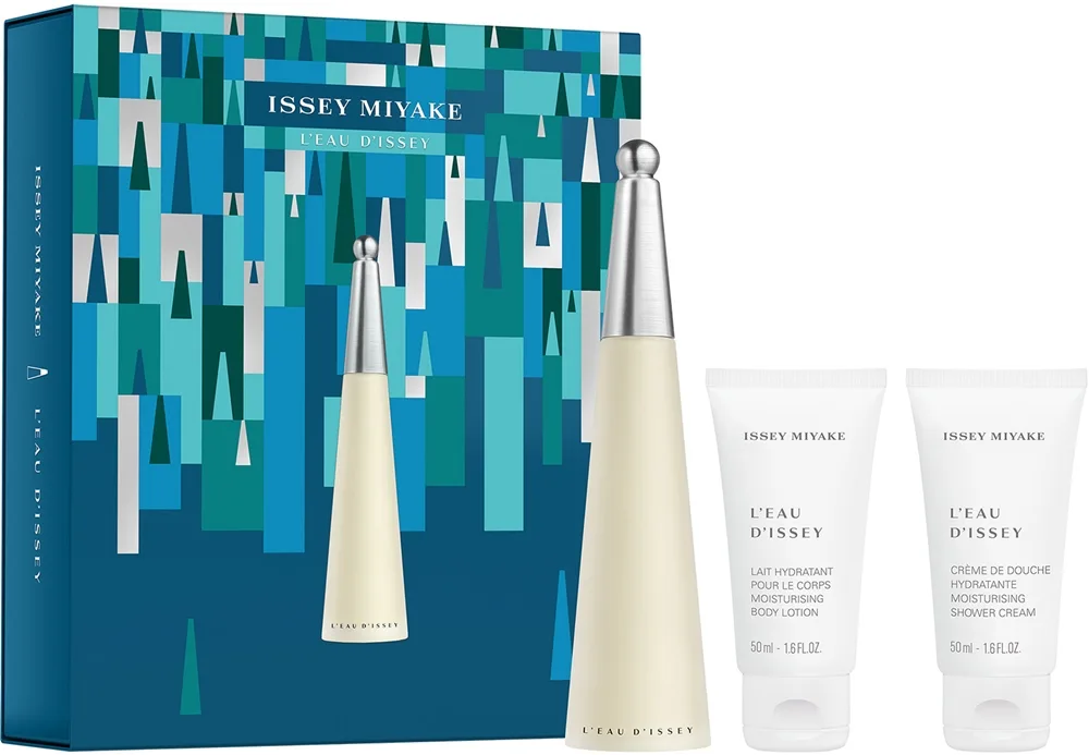 Issey Miyake L'Eau d'Issey EdT 50ml + Body Lotion 50ml + Shower Cream 50ml Duftsæt