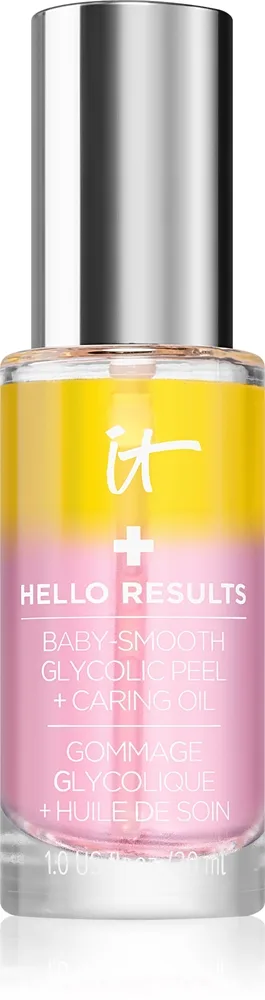 It Cosmetics Hello Results Baby Smooth Glycolic Peel + Caring Oil