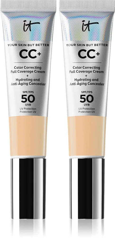 IT Cosmetics Your Skin But Better CC+ medium Duopack setti