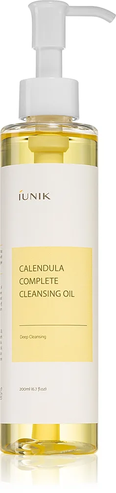 iUnik Calendula Rensende olie makeupfjerner til sensitiv hud 200 ml