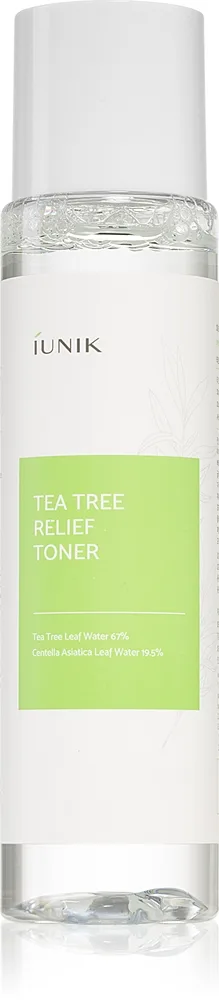 iUnik Tea Tree Lindrende toner Til sensitiv hud med tendens til akne 200 ml