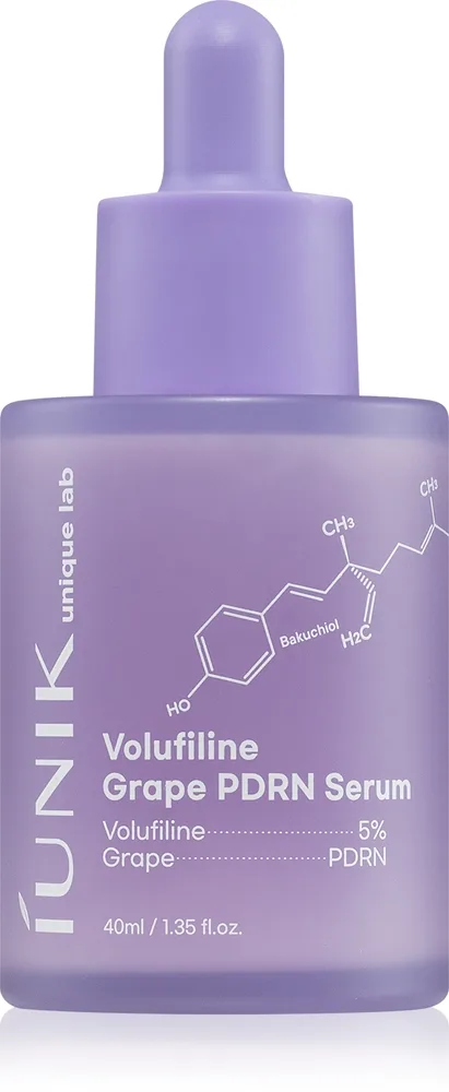 IUNIK Volufiline Grape PDRN Serum kosteuttava ja kiinteyttävä seerumi ihon suojakerroksen vahvistamiseen 40 ml
