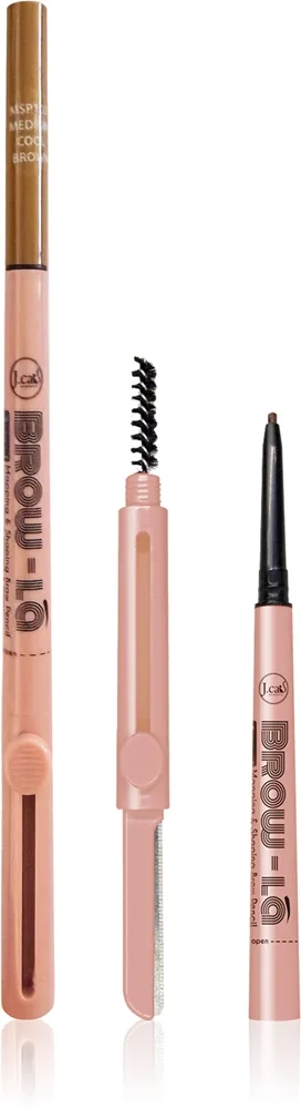 J.Cat Beauty Brow-LA Øjenbrynsblyant med børste Skygge 103 Medium Cool Brown 0.08 g