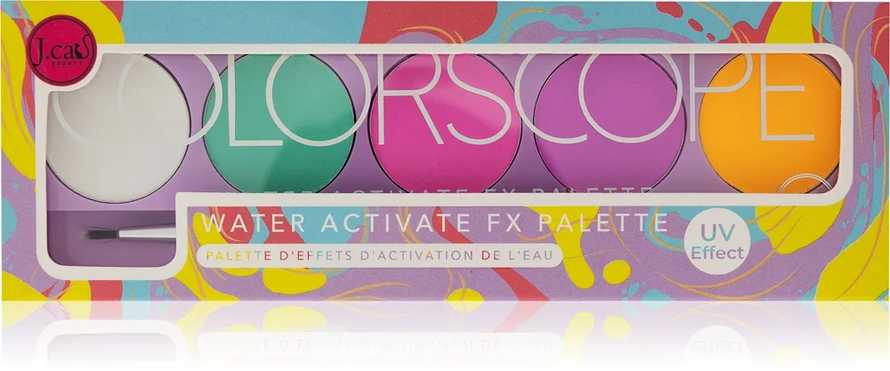 J.Cat Beauty ColorScope Face Palette med borste Skugga 102 Bright 5 g