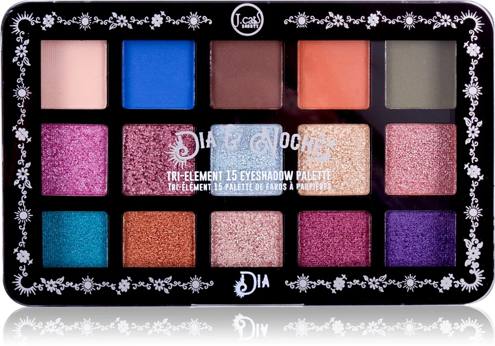 J.Cat Beauty Dia & Noche luomiväripaletti sävy 101 Dia 16 g