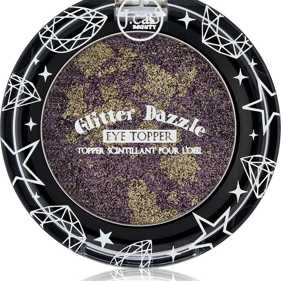 J.Cat Beauty Glitter Dazzle Glittrig ögonskugga Skugga 103 Purple Rain 1.2 g