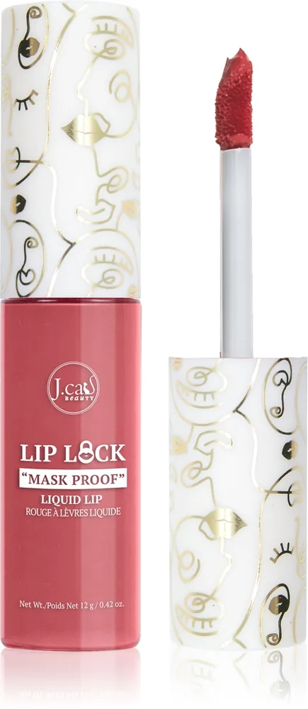 J.Cat Beauty Lip Lock pitkäkestoinen nestemäinen huulipuna antaa mattavaikutelman sävy 108 Blessed 10 g