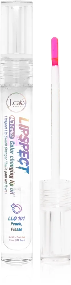 J.Cat Beauty Lipspect Läppolja färgskiftande Skugga 101 Peach, Please 3 ml