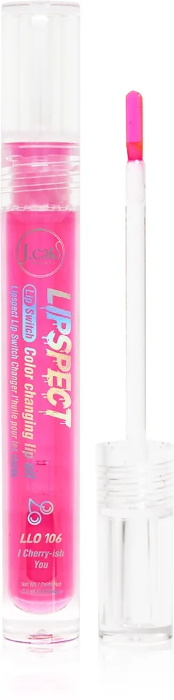 J.Cat Beauty Lipspect Läppolja färgskiftande Skugga 106 I Cherry-ish You 3 ml