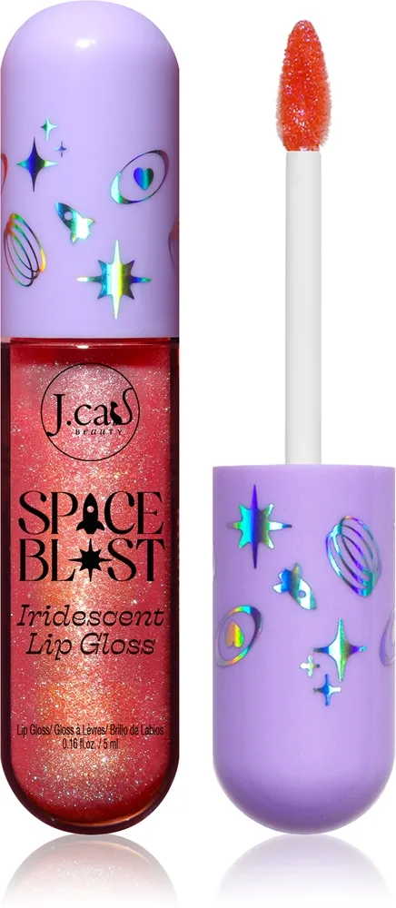 J.Cat Beauty Space Blast Læbeglans med en skiftende farve Skygge 104 Amber Polish 5 ml