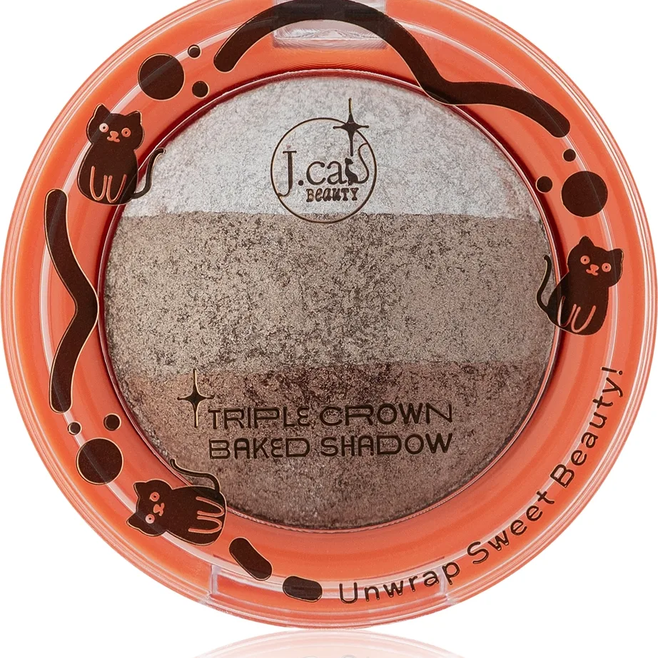 J.Cat Beauty Triple Crown Långvarig ögonskugga Skugga 103 Gingerbread 2.5 g