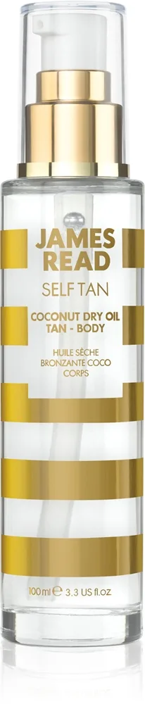 James Read Self Tan Brun-utan-sol torr olja Skugga Light/Medium 100 ml