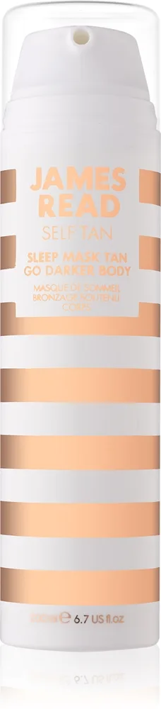 James Read Self Tan yökäyttöön tarkoitettu itseruskettava vartalonaamio 200 ml