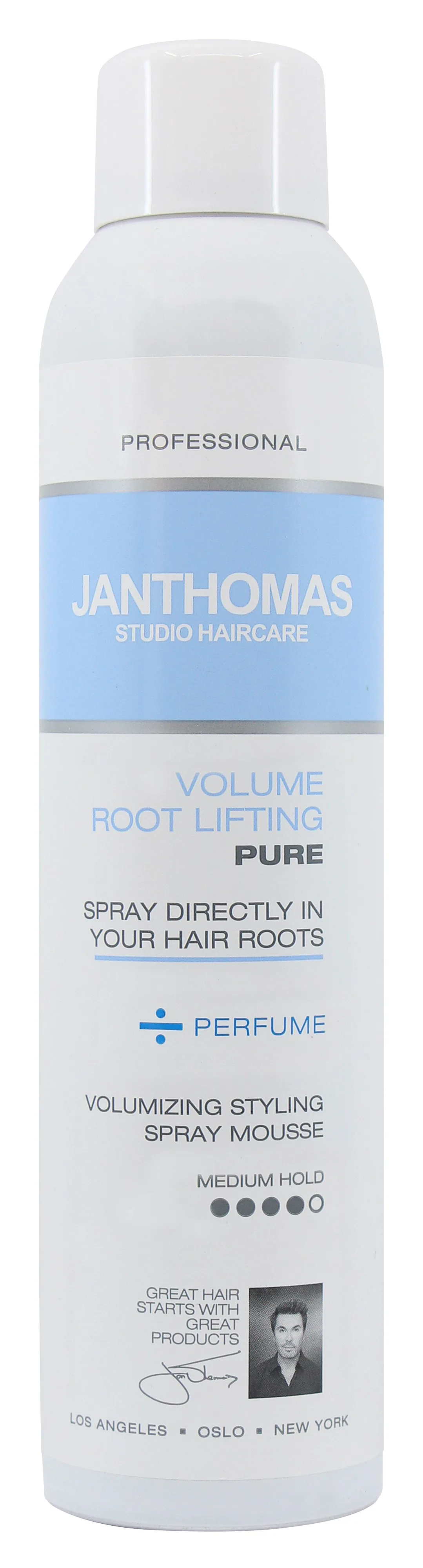 Jan Thomas PURE Spray Mousse Volume & Root Lift 250 ml