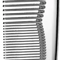 Janeke Chromium Line Toilette Comb Bigger Size kampa 20,4 x 4,2 cm 1 kpl