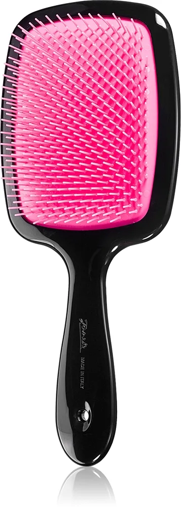 Janeke Detangling Hairbrush Stor paddle børste til Hår 23,5 x 9,5 x 3 cm PINK 1 stk.