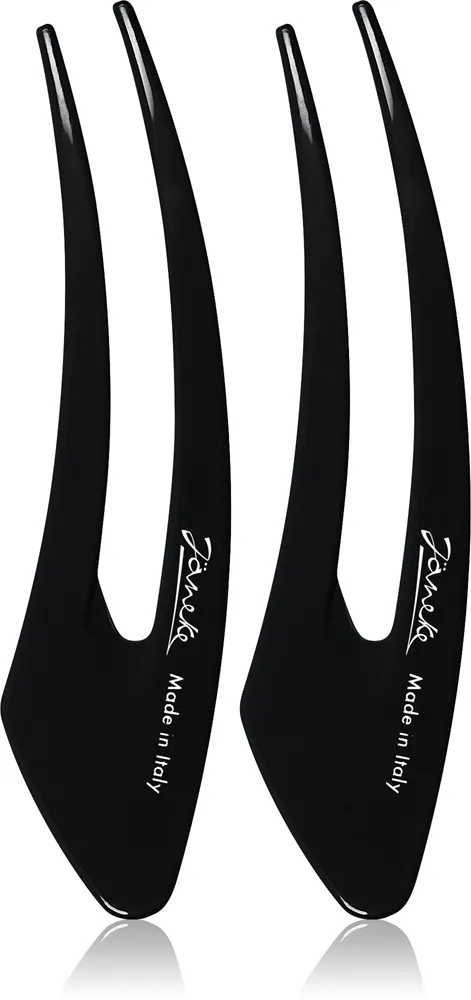Janeke Hair Clip hiussoljet Black 13 cm