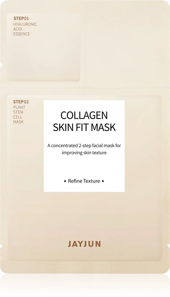 Jayjun Collagen Skin Fit Närande och återställande ansiktsmask för trött hud 1 st.