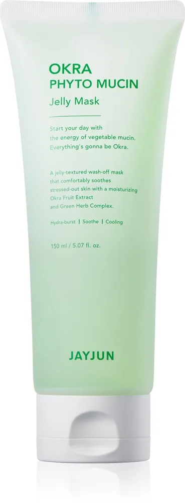 Jayjun Okra Phyto Mucin Udglattende gelmaske med nærende effekt 150 ml