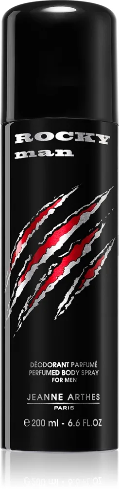 Jeanne Arthes Rocky Man Deodorant og kropsspray til mænd 200 ml