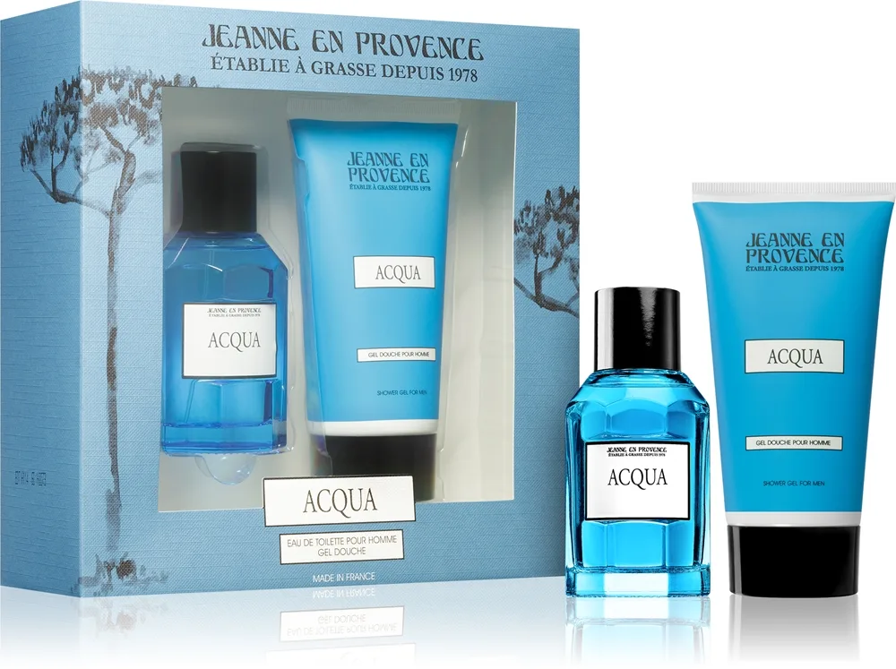 Jeanne en Provence Acqua lahjasetti miehille 2 kpl