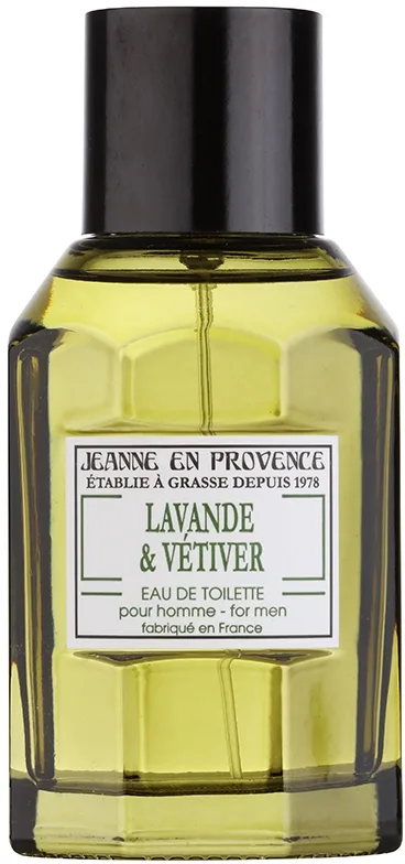 Jeanne en Provence Lavande & Vétiver Eau de Toilette -tuoksu miehille 100 ml