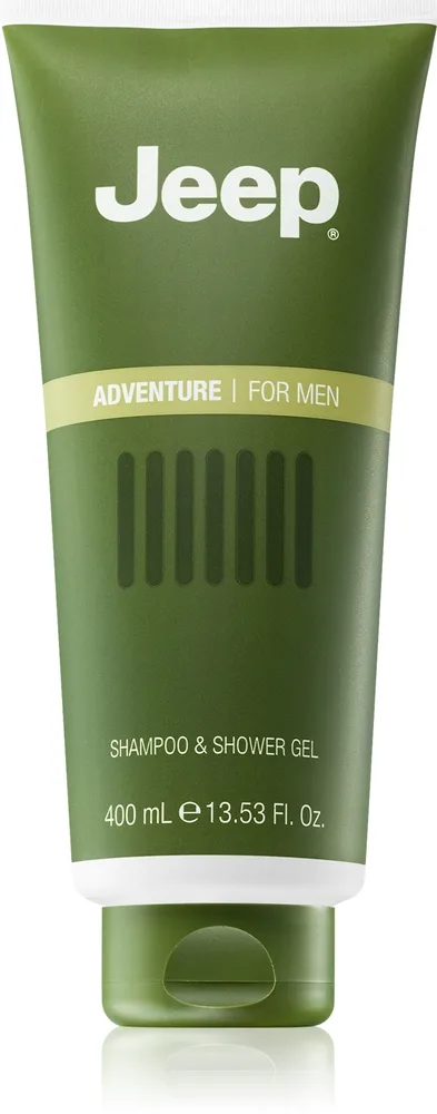 Jeep Adventure shampoo ja suihkugeeli 2in1 miehille 400 ml