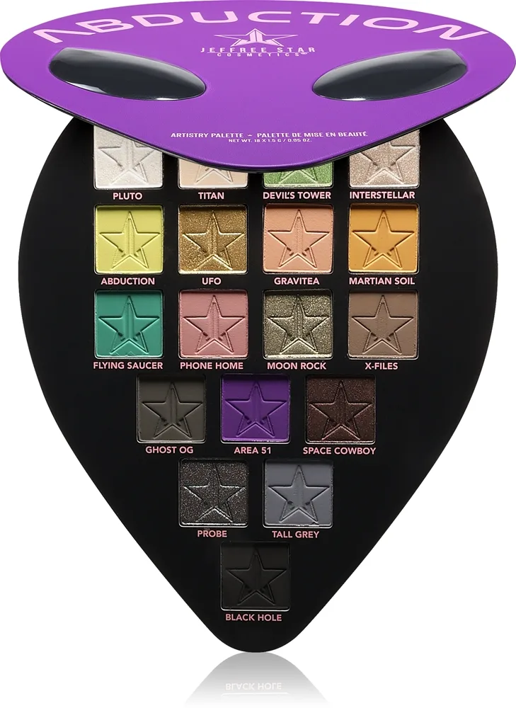 Jeffree Star Cosmetics Abduction Artistry Eye Palette luomiväripaletti 18x1.5 g